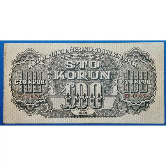 1944. 100 Korun VF
