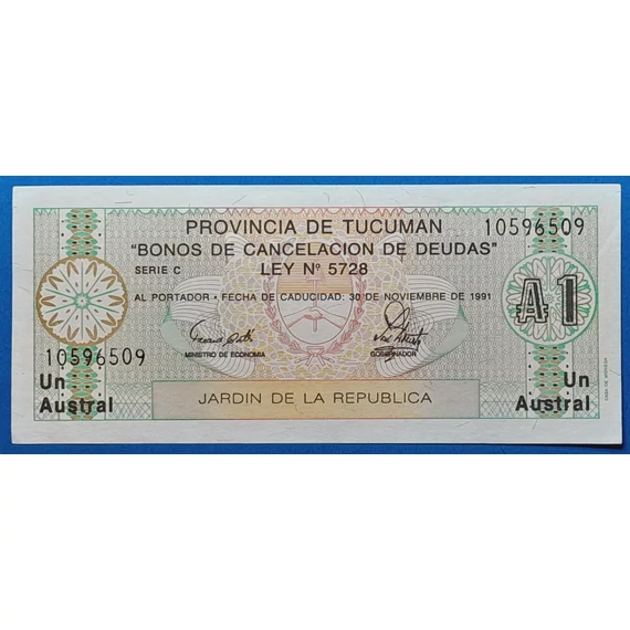 1991. 1 Austral UNC