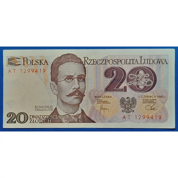 1982.  20 Złotych EF-