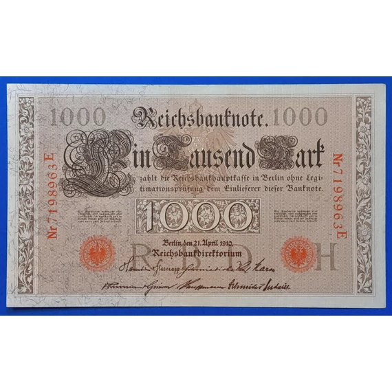 1910. 1.000 Mark EF