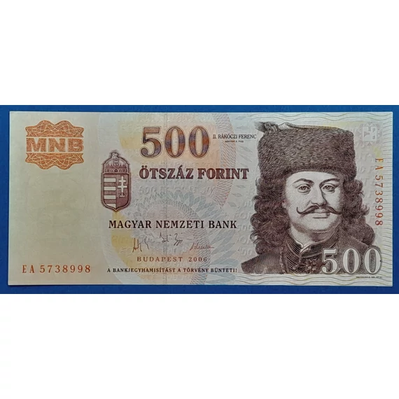 2006. 500 Forint UNC "EA" betűjel