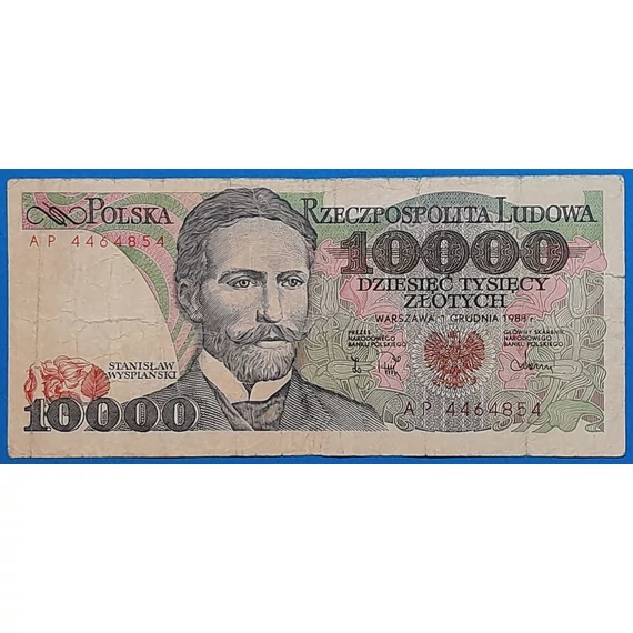 1988. 10.000 Złotych VG