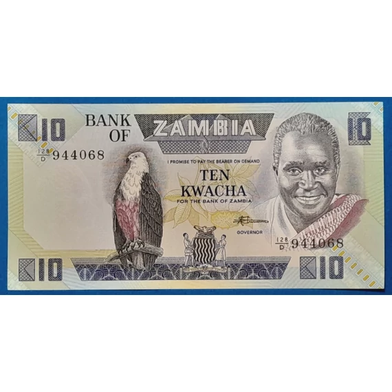 1980-1988. 10 Kwacha UNC