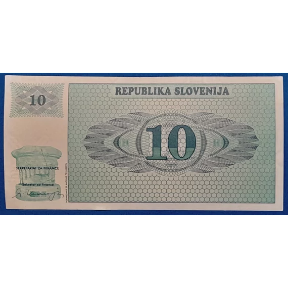 1990.  10 Tolarjev AUNC+
