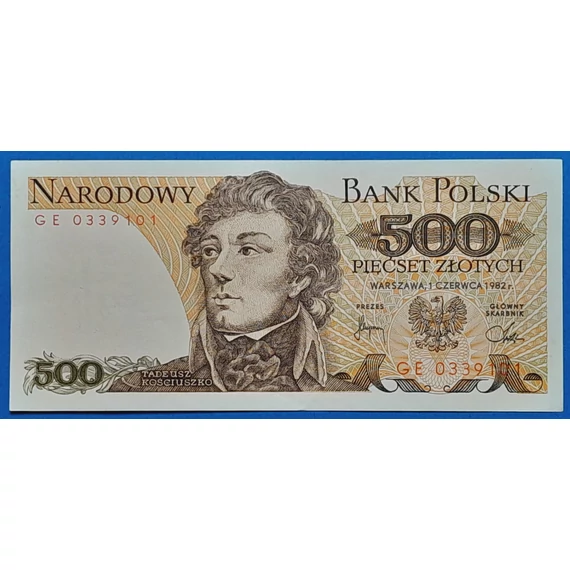 1982.  500 Złotych  VF