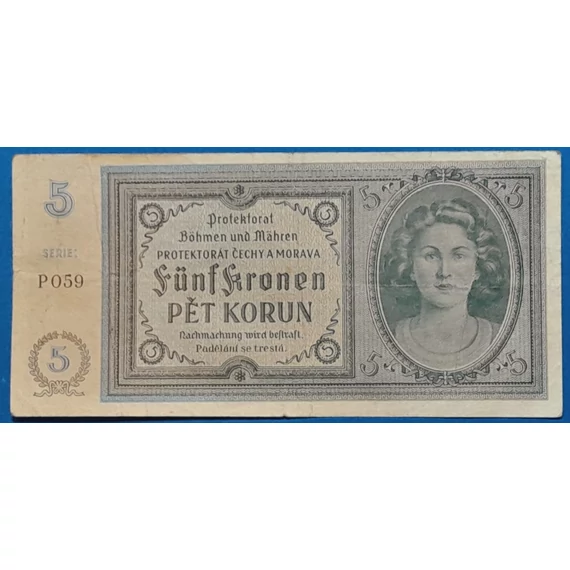1940. 5 Korun F