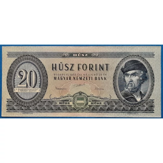 1957. 09.03.  20 Forint AUNC