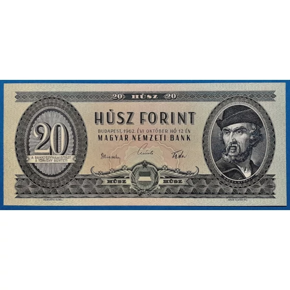1962.10.12   20 Forint UNC