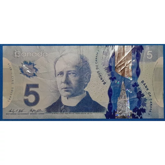 2013. 5 Dollars Polymer F