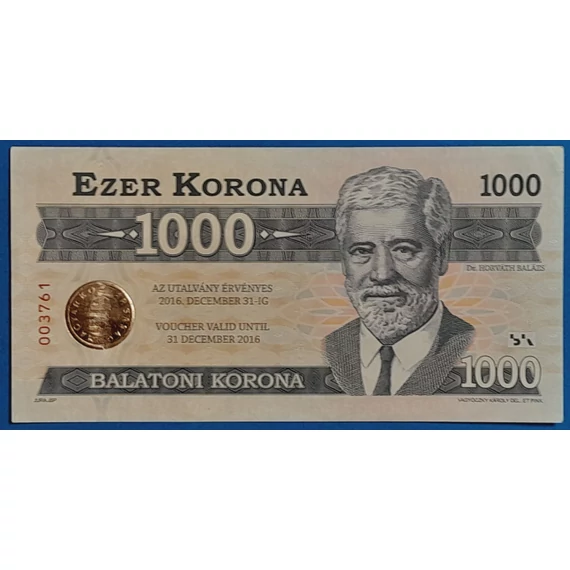 2016. 1000 Balatoni Korona UNC