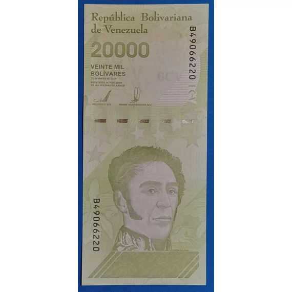 2019. 20.000 Bolívares UNC