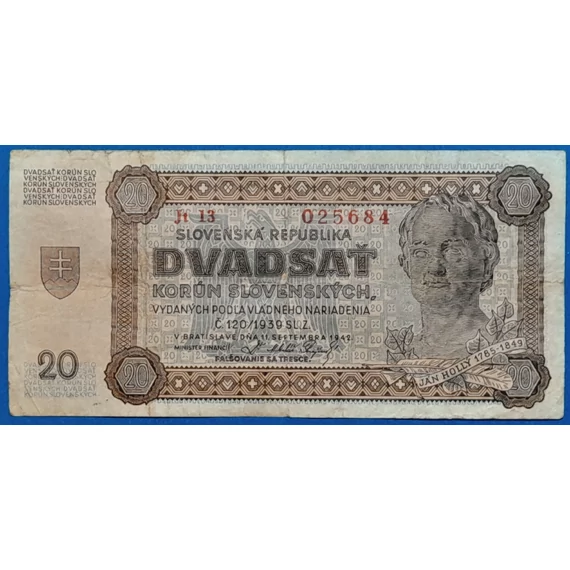 1939. 20 Korun F