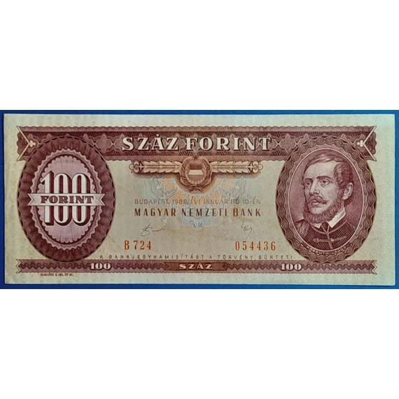 1989.01.10. 100 Forint  VF