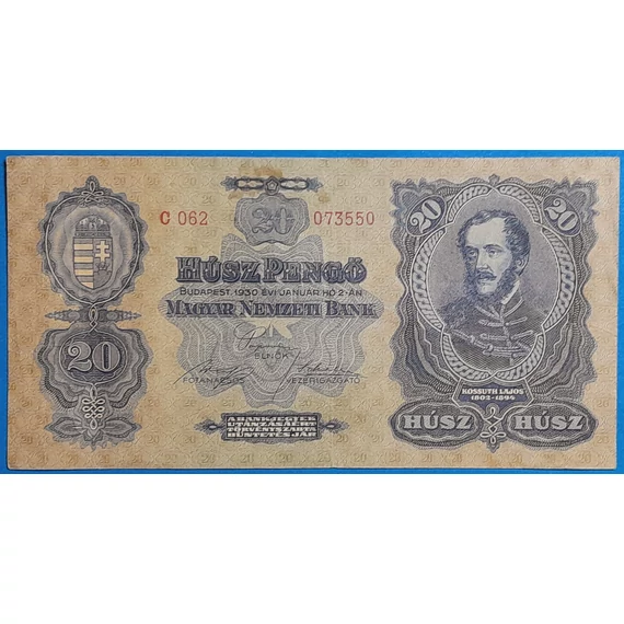 1930.  20 Pengő  VF