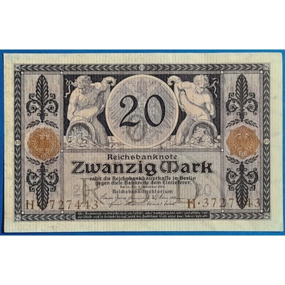 1915. 20 Mark F+