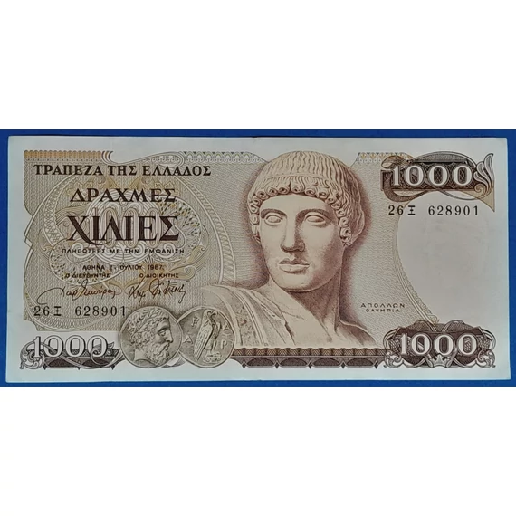 1987. 1.000 Drachmes F