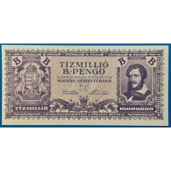 1946.  10.000.000 B.-Pengő UNC