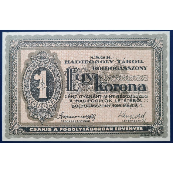 Boldogasszony 1916. 1 Korona UNC
