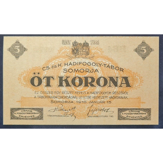 Somorja 1916. 5 Korona UNC