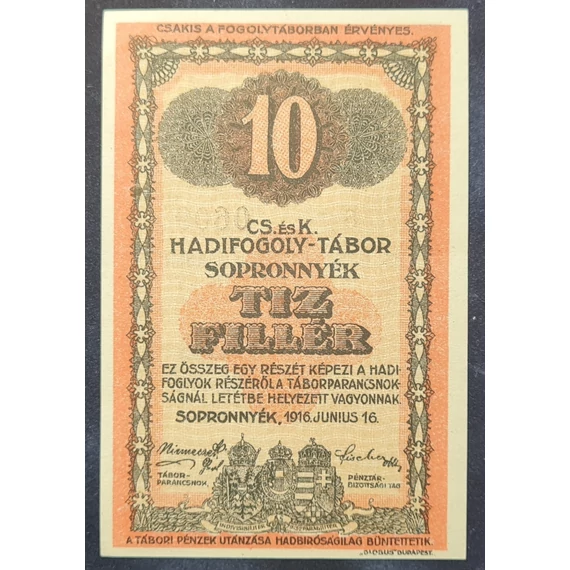Sopronnyék 1916. 10 Fillér UNC