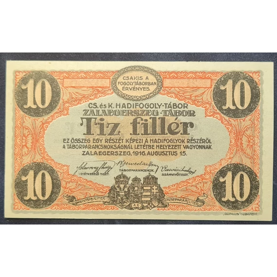 Zalaegerszeg 1916. 10 Fillér UNC