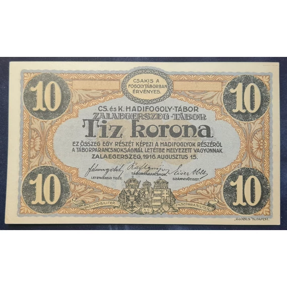 Zalaegerszeg 1916. 10 Korona UNC