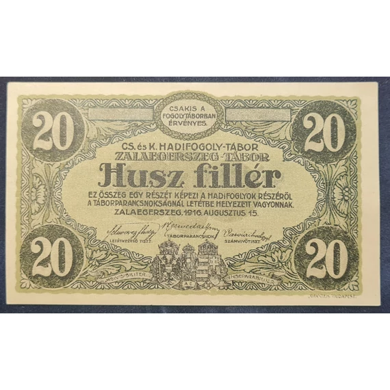Zalaegerszeg 1916. 20 Fillér UNC