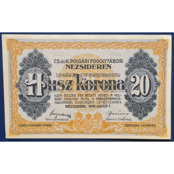 Nezsideren 1916. 20 Korona UNC