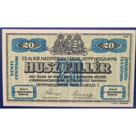 Ostffyasszonyfa 1916. 20 Fillér UNC