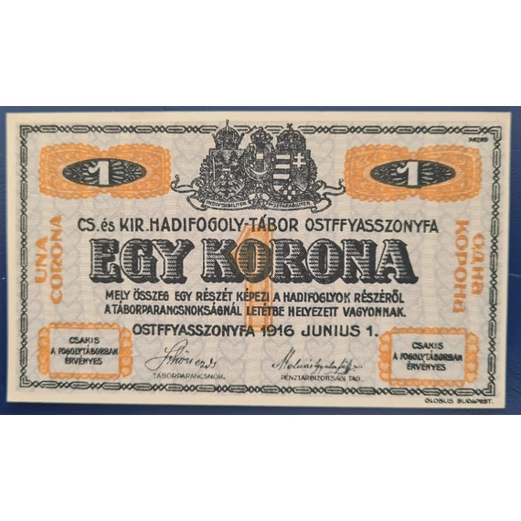 Ostffyasszonyfa 1916. 1 Korona UNC