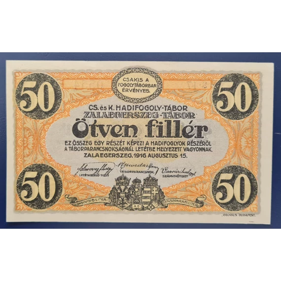 Zalaegerszeg 1916. 50 Fillér UNC