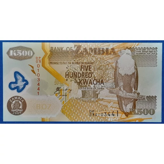 2009. 500 Kwacha UNC Polymer