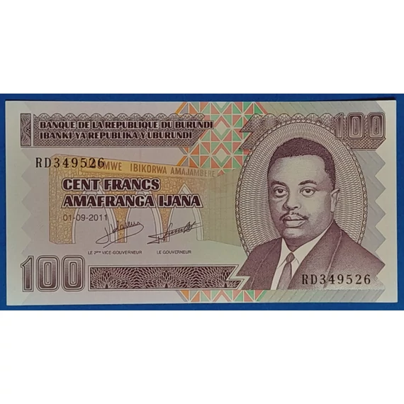 2011.  100 Francs UNC