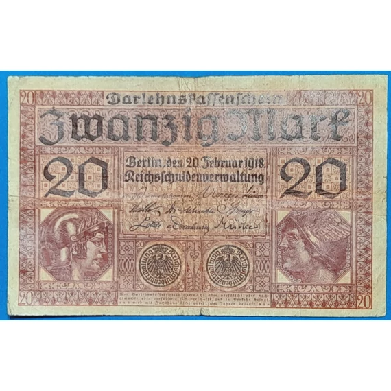 1918. 20 Mark F