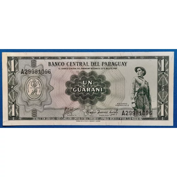 1952. 1 Guaraní - GOTTONUMIZMATIKA