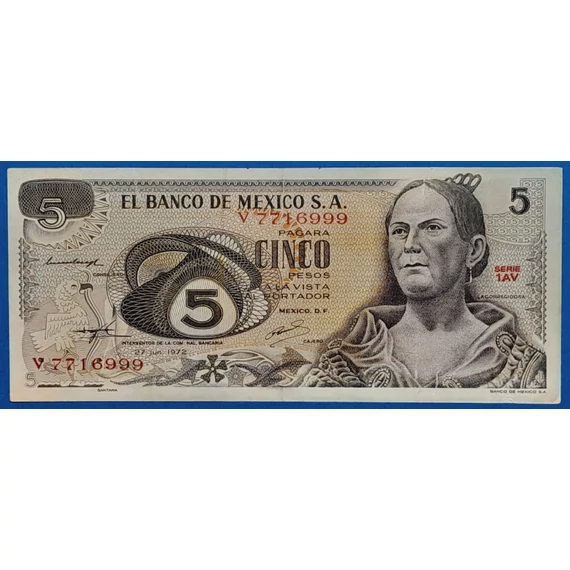 1972. 5 Pesos - GOTTONUMIZMATIKA