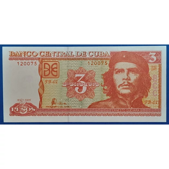 2005. 3 Pesos UNC