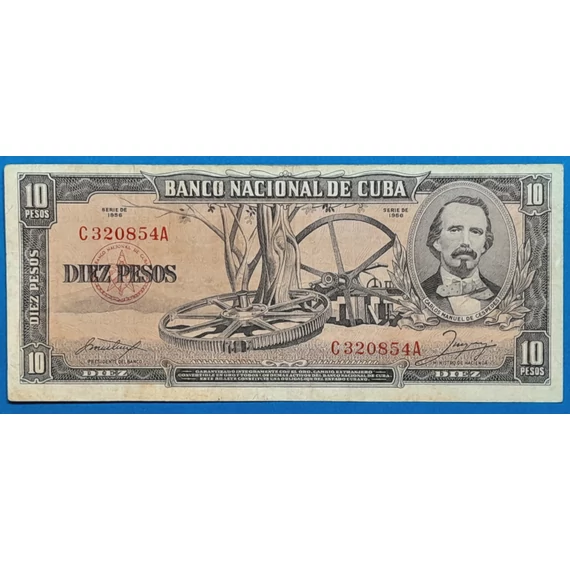 1956. 10 Pesos - GOTTONUMIZMATIKA