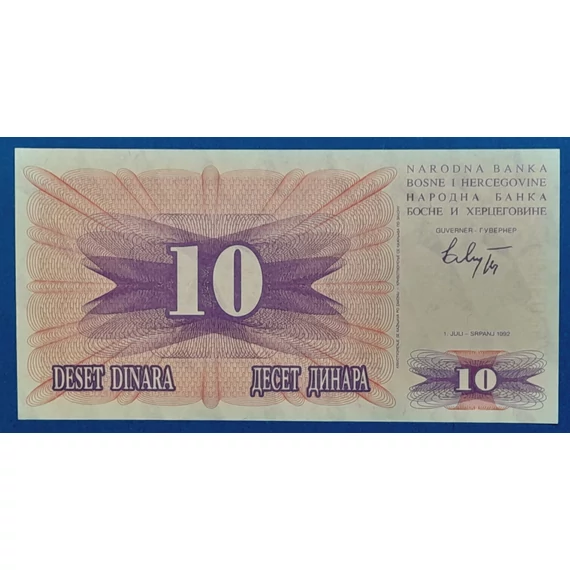 1992. 10 Dinár - GOTTONUMIZMATIKA