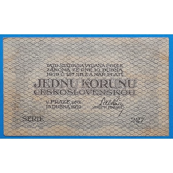 1919. 1 Korun - GOTTONUMIZMATIKA