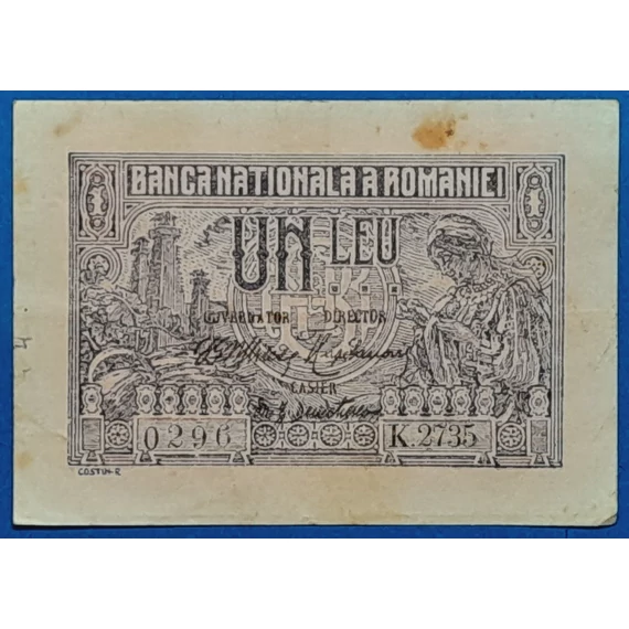 1915. 1 Leu - GOTTONUMIZMATIKA