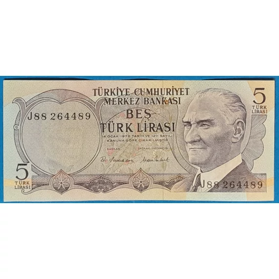 1970. 5 Lira EF