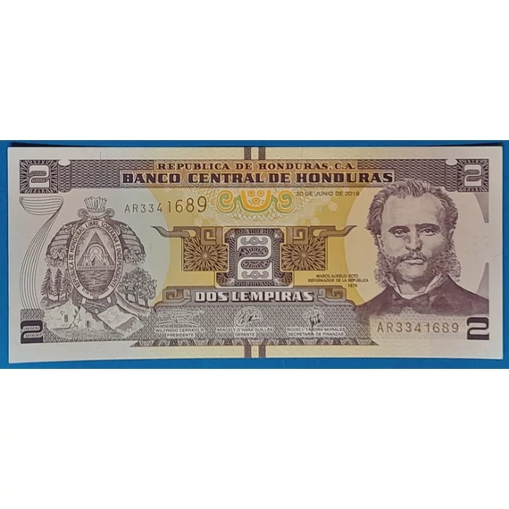 2019. 2 Lempiras UNC