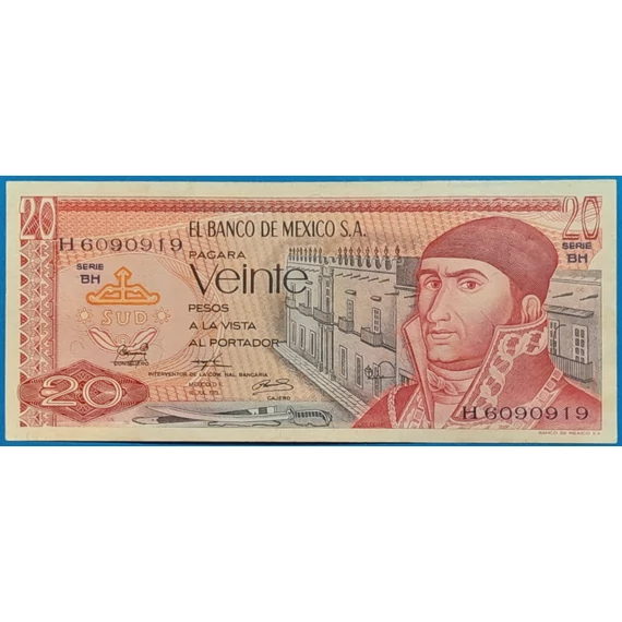 1973. 20 Pesos AUNC