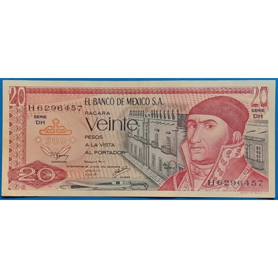 1977. 20 Pesos VF