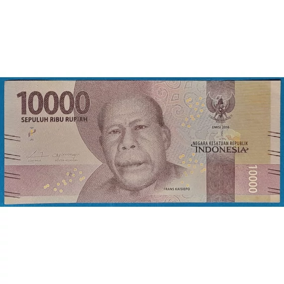 2016. 10.000 Rupiah AUNC