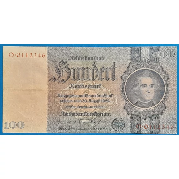 1935. 100 Reichsmark F+