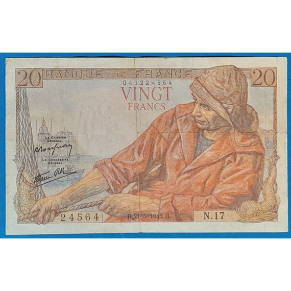 1942. 20 Francs F