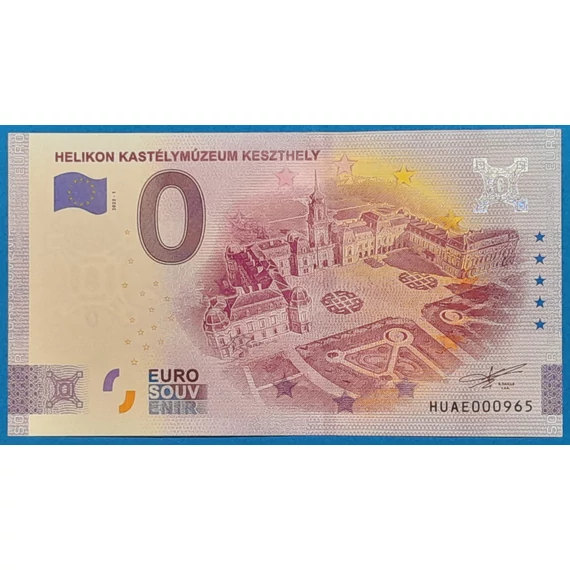2022. 0 Euro UNC emlékbankjegy
