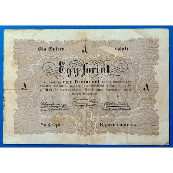 1 forintos Kossuth-bankó (1848) GOTTO NUMIZMATIKA